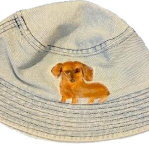 Stylish Dog Print Bucket Hat